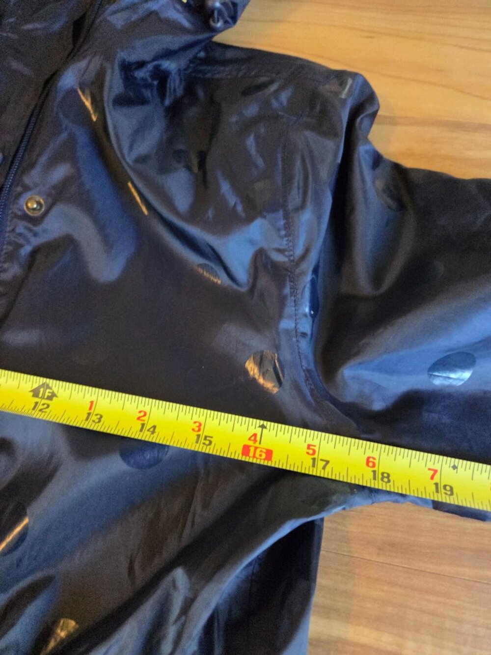 Joules Right As Rain Navy Raincoat Size 2 - Picture 8 of 9